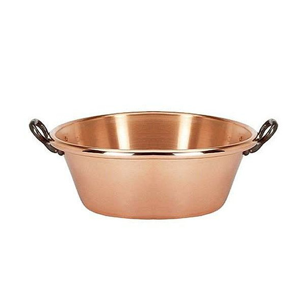 Bassine à confiture De Buyer en cuivre massif 40cm
