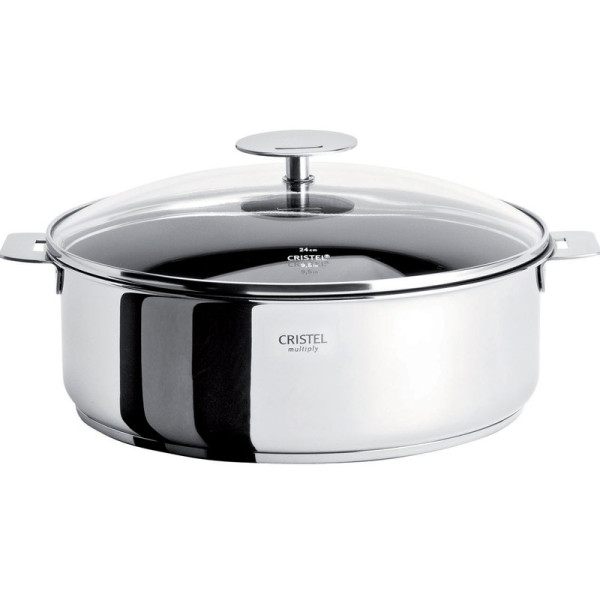 Sauteuse + couvercle Cristel Casteline - 4 tailles