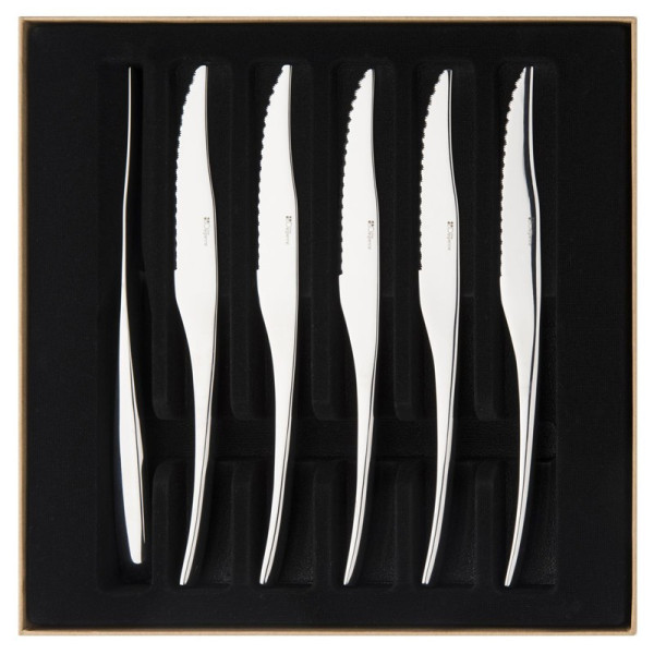 Coffret 6 couteaux Gourmet miroir Degrenne