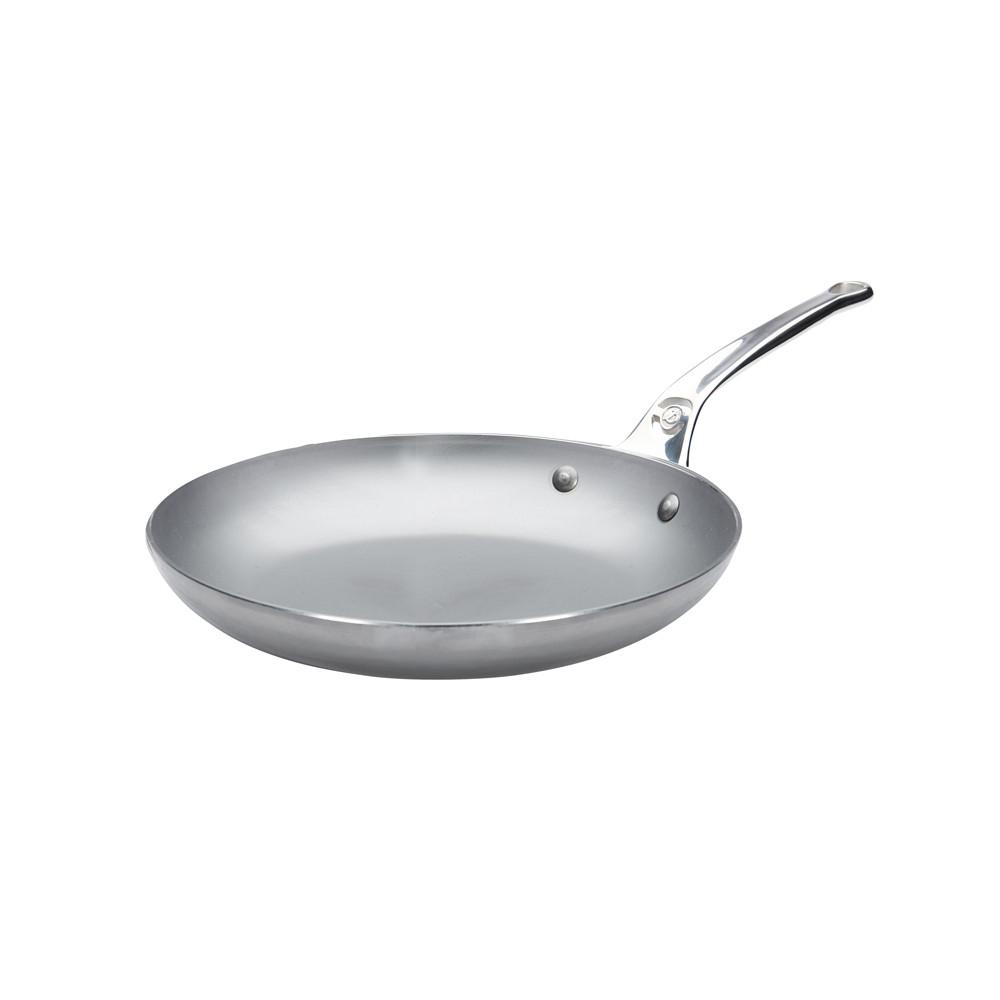 de Buyer MINERAL B Carbon Steel Omelette Pan - 8” Diameter, Naturally  Nonstick - Made in France