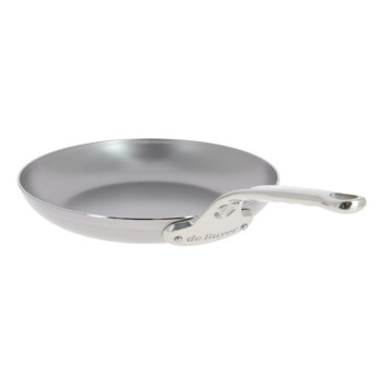 de Buyer Mineral B PRO Frying Pan With Stainless Steel Handle
