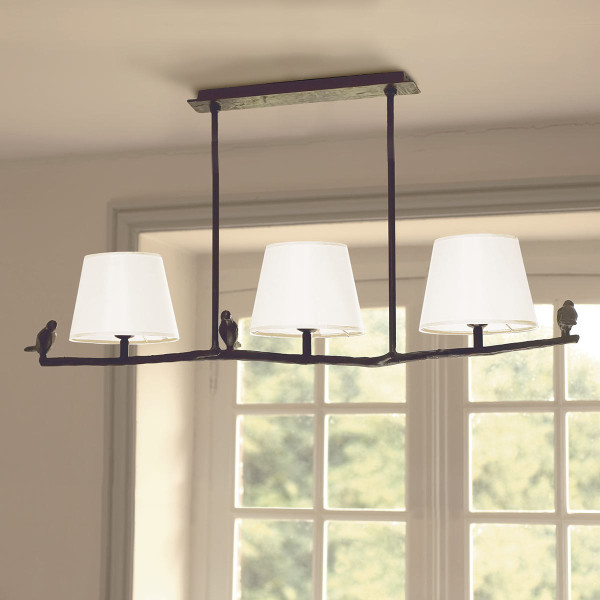 Objet Insolite Plume Bronze Suspension Lighting Lamp - 3 colors