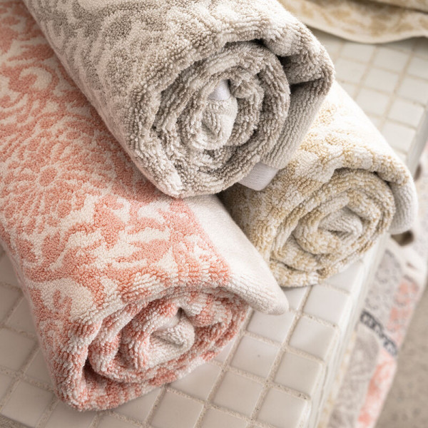 Serviette de bain Le Jacquard français Charme - 3 coloris 2 dimensions