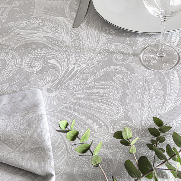 Garnier Thiebaut Grace 4 napkins pearl