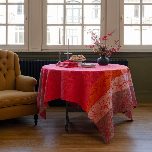 Nappe Cottage LE JACQUARD FRANCAIS coton et enduite - 3 coloris