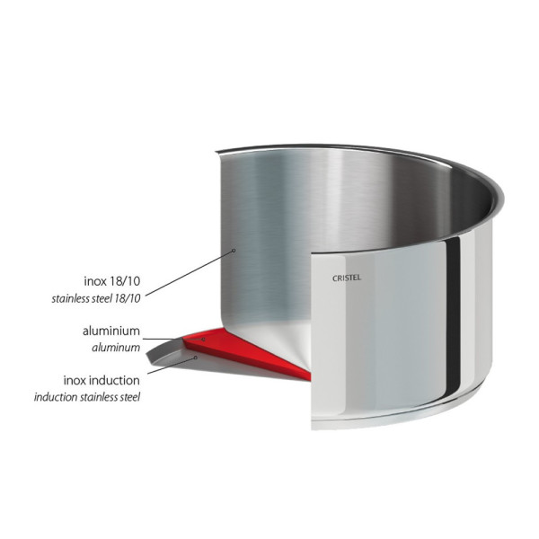 Cristel Strate stock pot - 2 sizes