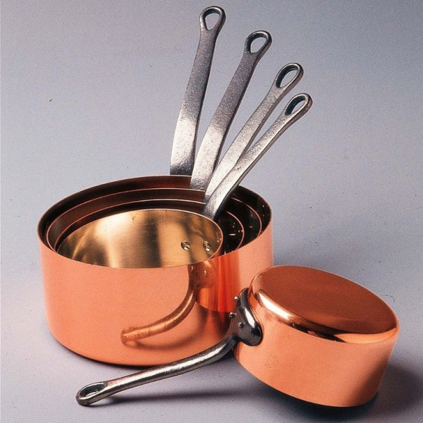 Casserole professionnelle BAUMALU en cuivre étamé - 5 tailles