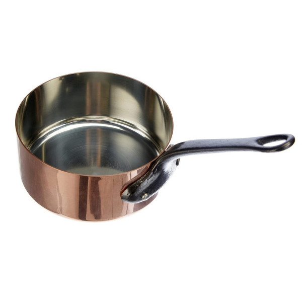 Set of 3 Baumalu tinned copper saucepans