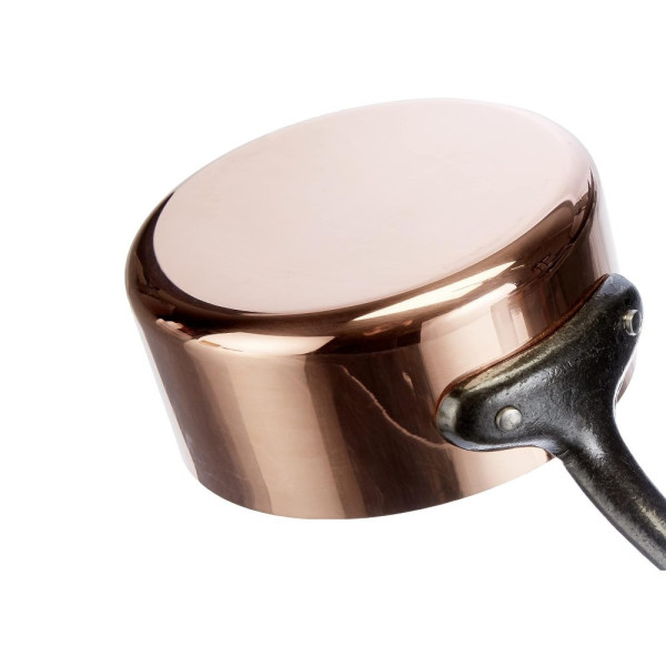 Set of 3 Baumalu tinned copper saucepans