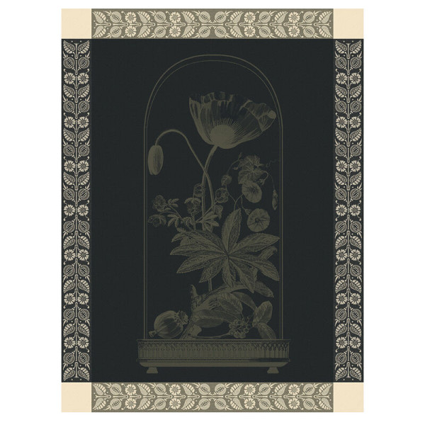 Torchon LE JACQUARD FRANCAIS Curiosités Florales Empire coton