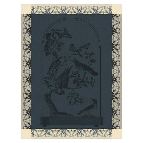 Torchon LE JACQUARD FRANCAIS Curiosités Animales Nuit coton