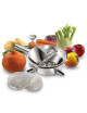 Stainless steel vegetable mill 24 cm - 3 grids
