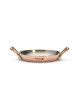 Plat à four rond Inocuivre De Buyer cuivre-inox laiton - 4 tailles