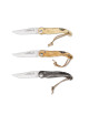 Claude Dozorme Corkscrew pocket knife Le Baroudeur - 3 finishes