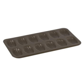 Patisse Ceramic Muffin Pan 12 Cups with Non-Stick Surface, Cream/Copper