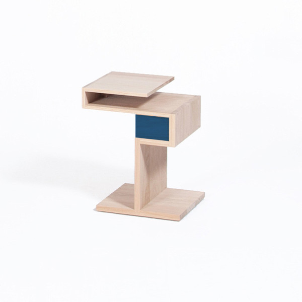 Drugeot Manufacture Glycine solid oak bedside table - 14 colors