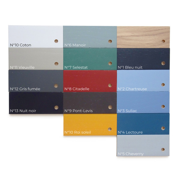 Drugeot Manufacture Satellite solid oak shelf valet - 14 colors
