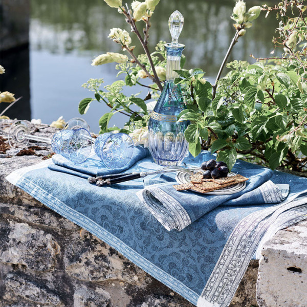 Garnier Thiebaut 4 napkins Harmonie blue
