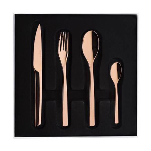 Coffret 24 couverts Degrenne Guest Cuivre