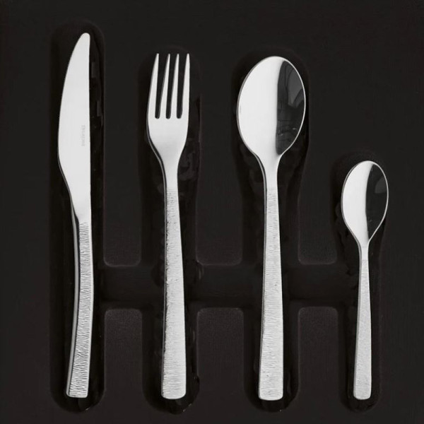 Ecrin 124 couverts Astrée Ciselé Miroir DEGRENNE