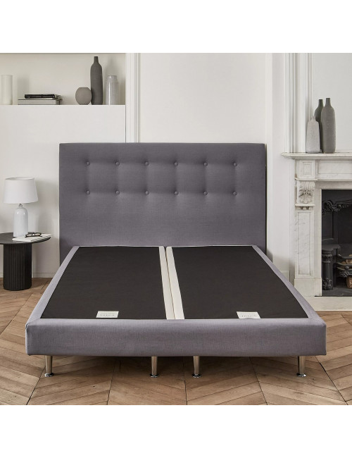 Sommier tapissier TRECA à lattes H17cm - 28 tailles