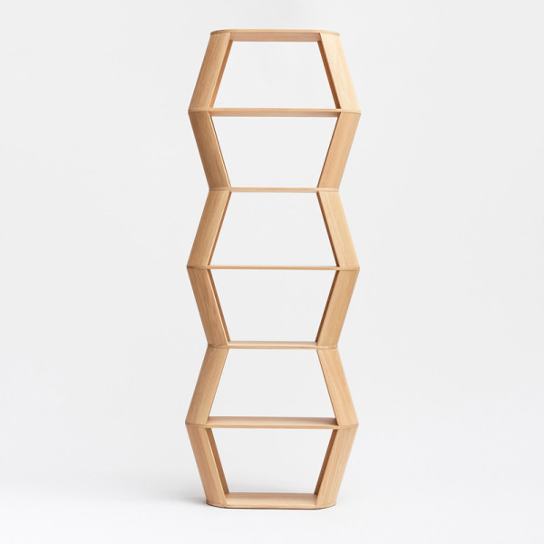 Drugeot Manufacture Loft bookcase in solid oak