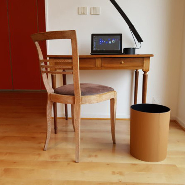 Midipy leather wastebasket - 5 colors
