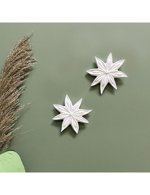 Fleur d'anis MONOCHROMIC Janis décoration murale - 3 coloris