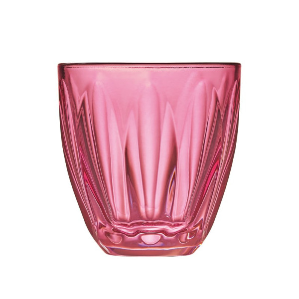 LA ROCHERE Set of 4 Lily water glasses colored tumblers