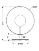 Aluminor Cybelle LT table lamp