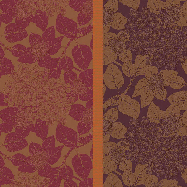 Garnier Thiebaut 4 Hortensias napkins - 2 colors