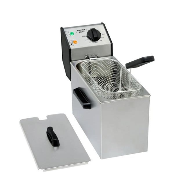 Friteuse ROLLER GRILL en inox FD - 3 tailles