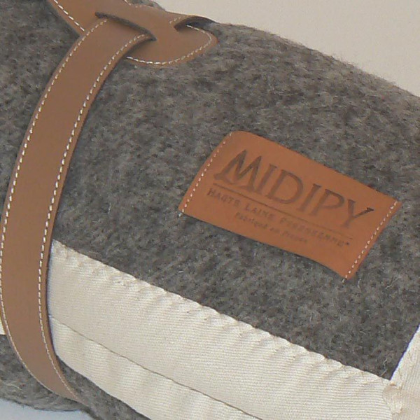 Midipy Plaid pure Laine vierge