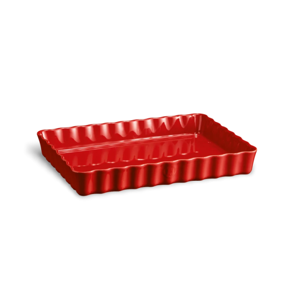Plat à tarte moule rectangulaire EMILE HENRY - 6 coloris 2 tailles