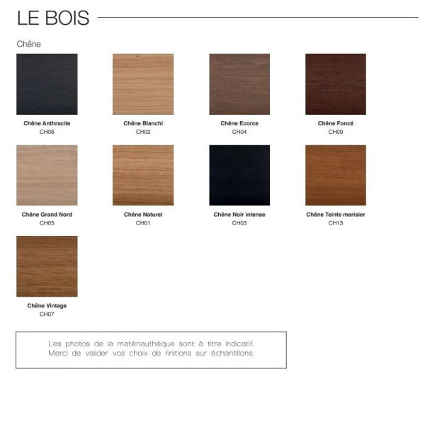 Dasras Chevron oak stool - 9 finishes 3 heights