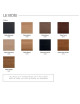 Dasras Luge Oblong coffee table ceramic wood oak - 9 finishes 2 sizes