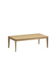 Dasras Buzz square coffee table in oak or walnut wood - 10 finishes 2 sizes