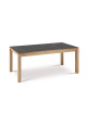Dasras Clarté Fixed dining table ceramic wood oak or walnut - 10 finishes 17 sizes