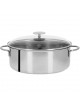 Faitout en inox Cristel Mutine fixe avec couvercle verre - 2 tailles