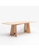 DRUGEOT MANUFACTURE Farfalla Fixed or Extendable Dining Table - 2 Finishes, 2 Sizes