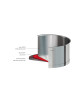 Faitout Cristel Strate en inox amovible - 2 tailles
