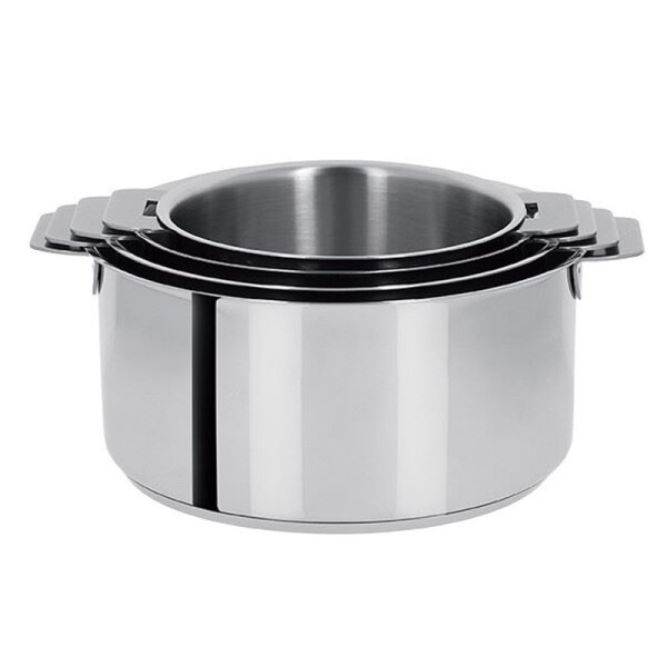 CRISTEL Mutine Cookware Set of 4 Removable Saucepans (14, 16, 18, and 20cm)