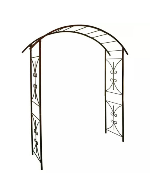 Arche de jardin LOUIS MOULIN décor Pont en acier fer vieilli