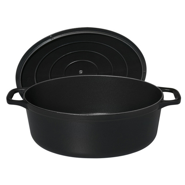 CHASSEUR Oval Cast Iron Cocotte Dish 27cm - 2 Colors