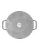 STAUB Diamond Cast Iron Cocotte, Graphite Grey, 22cm