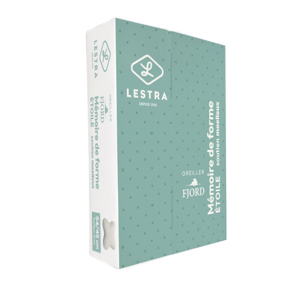 LESTRA Fjord Memory Foam Star Pillow 54x45cm