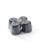 DE BUYER 4 Bordeaux cannelé molds, non-stick steel
