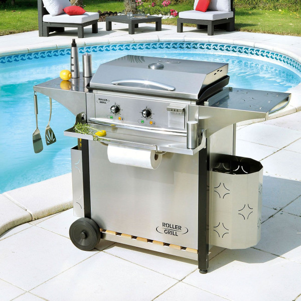 Ensemble Roller Grill Plancha 600 Electrique