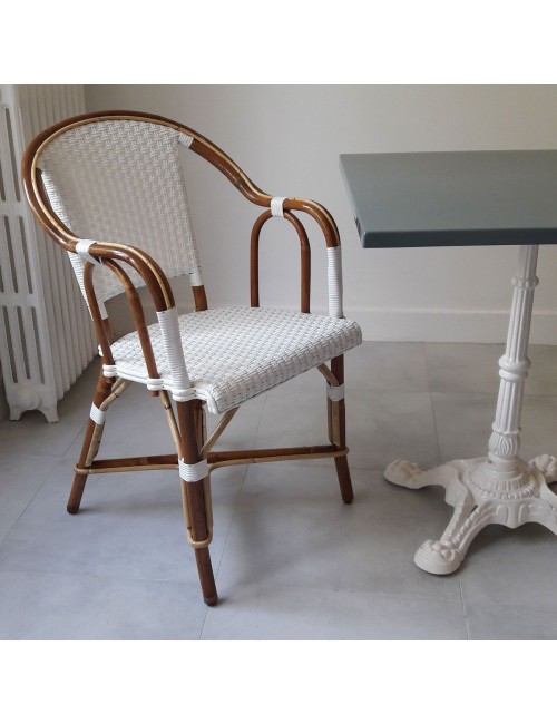 Fauteuil Bistrot en rotin