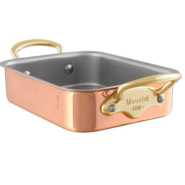 Mauviel Mini Bronze Roasting Pan